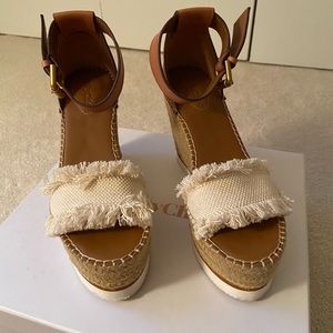 See By Chloé Glyn Fringe Wedge